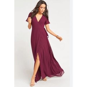 Show Me Your Mumu Noelle Wrap in Merlot Size XS